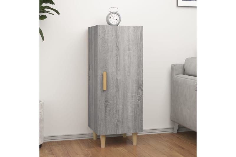 beBasic Skåp grå sonoma 34,5x34x90 cm konstruerat trä - Grey - Förvaring - Förvaringsmöbler - Sideboard & skänk