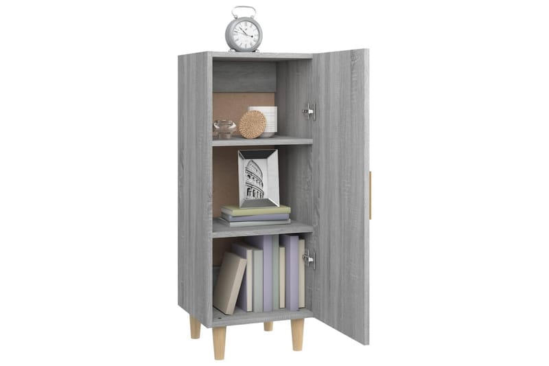 beBasic Skåp grå sonoma 34,5x34x90 cm konstruerat trä - Grey - Förvaring - Förvaringsmöbler - Sideboard & skänk