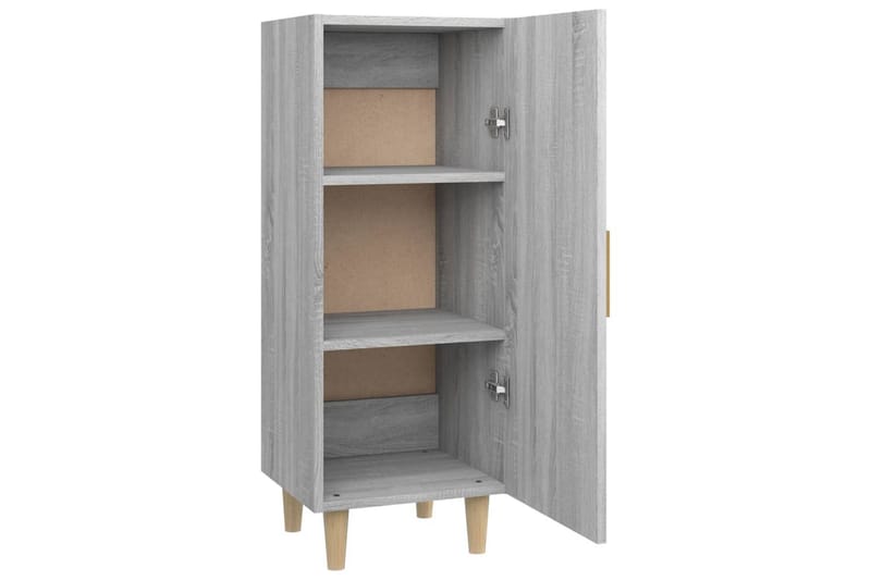 beBasic Skåp grå sonoma 34,5x34x90 cm konstruerat trä - Grey - Sideboard & skänk