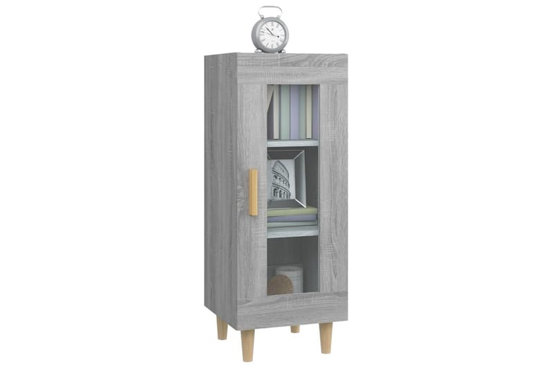 beBasic Skåp grå sonoma 34,5x34x90 cm konstruerat trä - Grey - Förvaring - Förvaringsmöbler - Sideboard & skänk