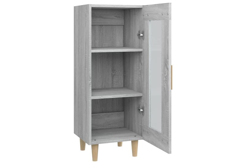 beBasic Skåp grå sonoma 34,5x34x90 cm konstruerat trä - Grey - Förvaring - Förvaringsmöbler - Sideboard & skänk
