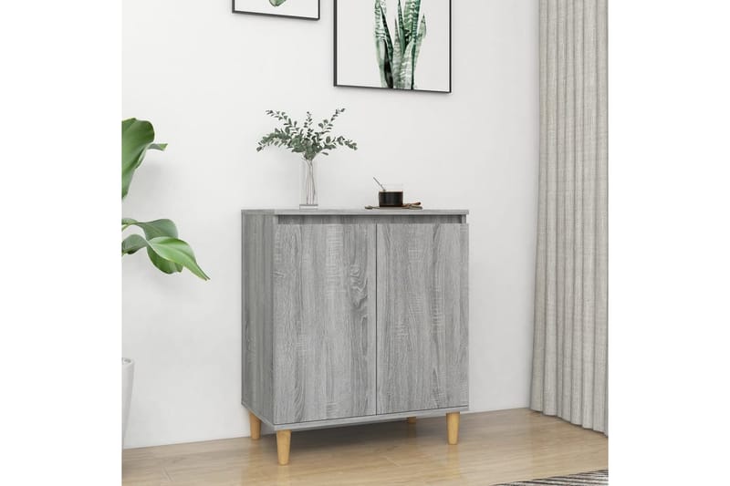 beBasic Skåp grå sonoma 60x35x70 cm konstruerat trä - Grey - Sideboard & skänk