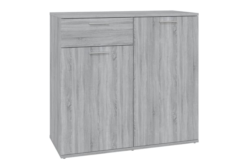 beBasic Skåp grå sonoma 80x36x75 cm konstruerat trä - Grey - Sideboard & skänk