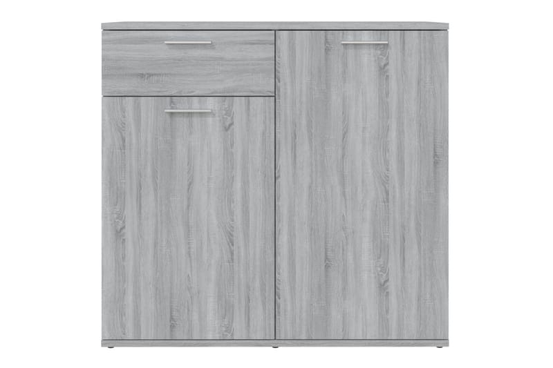 beBasic Skåp grå sonoma 80x36x75 cm konstruerat trä - Grey - Sideboard & skänk