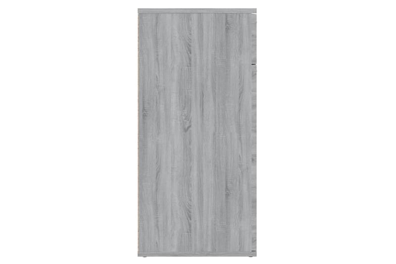 beBasic Skåp grå sonoma 80x36x75 cm konstruerat trä - Grey - Sideboard & skänk