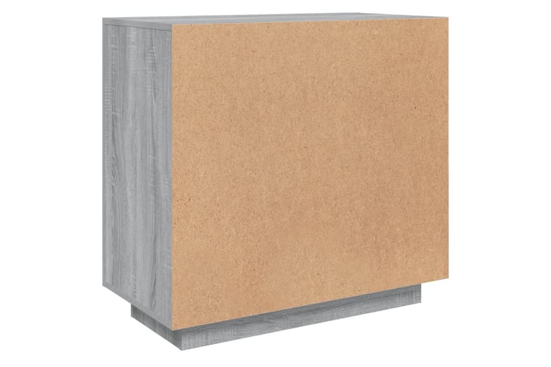beBasic Skåp grå sonoma-ek 80x40x75 cm konstruerat trä - Grey - Sideboard & skänk