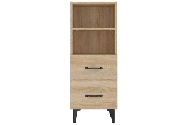 beBasic Skåp sonoma-ek 34,5x34x90 cm konstruerat trä - Brown - Förvaring - Förvaringsmöbler - Sideboard & skänk