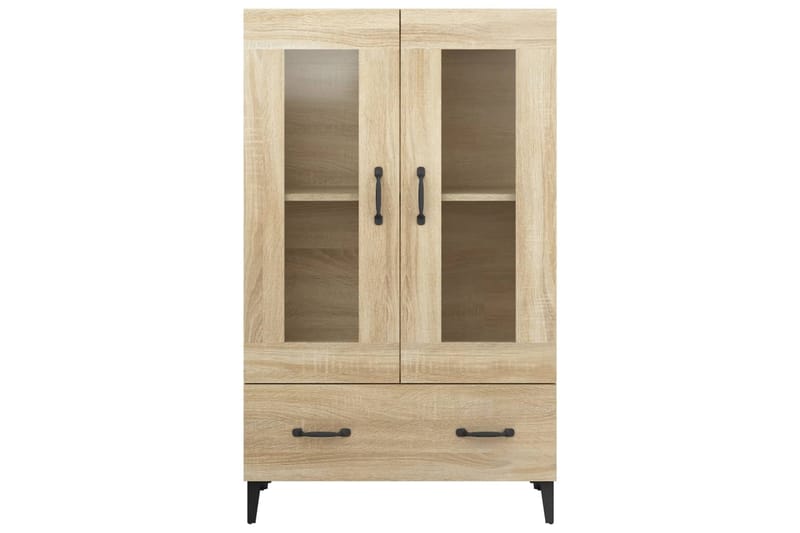 beBasic Skåp Sonoma-ek 70x31x115 cm konstruerat trä - Brown - Förvaring - Förvaringsmöbler - Sideboard & skänk