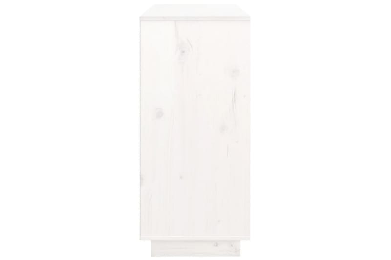 beBasic Skåp vit 111x34x75 cm massiv furu - White - Sideboard & skänk