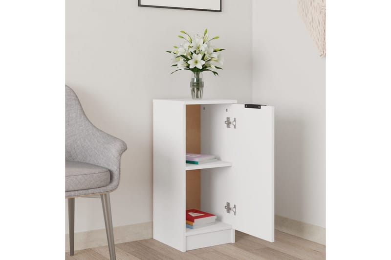 beBasic Skåp vit 30x30x70 cm konstruerat trä - White - Förvaring - Förvaringsmöbler - Sideboard & skänk