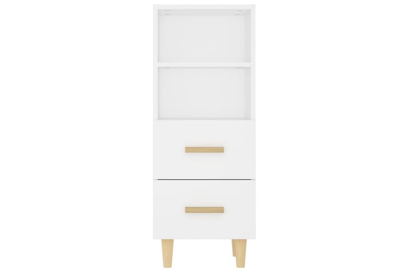 beBasic Skåp vit 34,5x34x90 cm konstruerat trä - White - Förvaring - Förvaringsmöbler - Sideboard & skänk