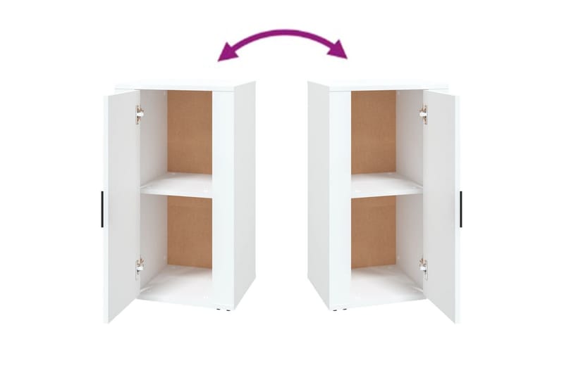 beBasic Skåp vit 40x33x70 cm konstruerat trä - White - Förvaring - Förvaringsmöbler - Sideboard & skänk
