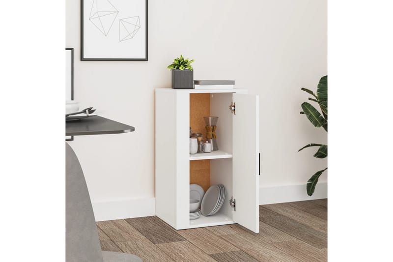beBasic Skåp vit 40x33x70 cm konstruerat trä - White - Förvaring - Förvaringsmöbler - Sideboard & skänk