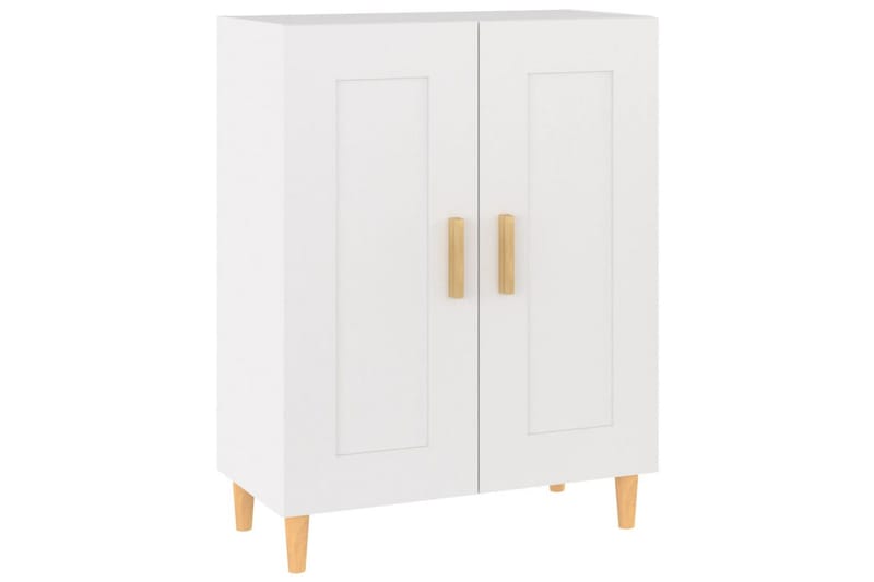 beBasic Skåp vit 69,5x34x90 cm konstruerat trä - White - Sideboard & skänk