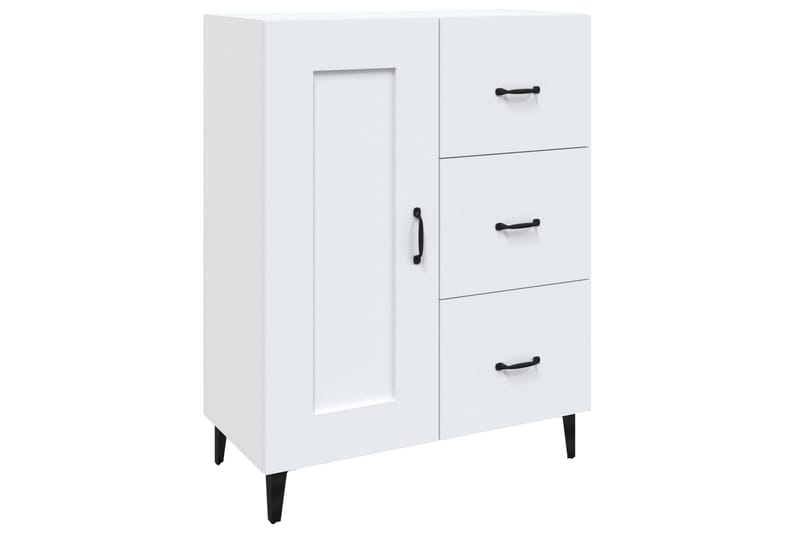 beBasic Skåp vit 69,5x34x90 cm konstruerat trä - White - Sideboard & skänk