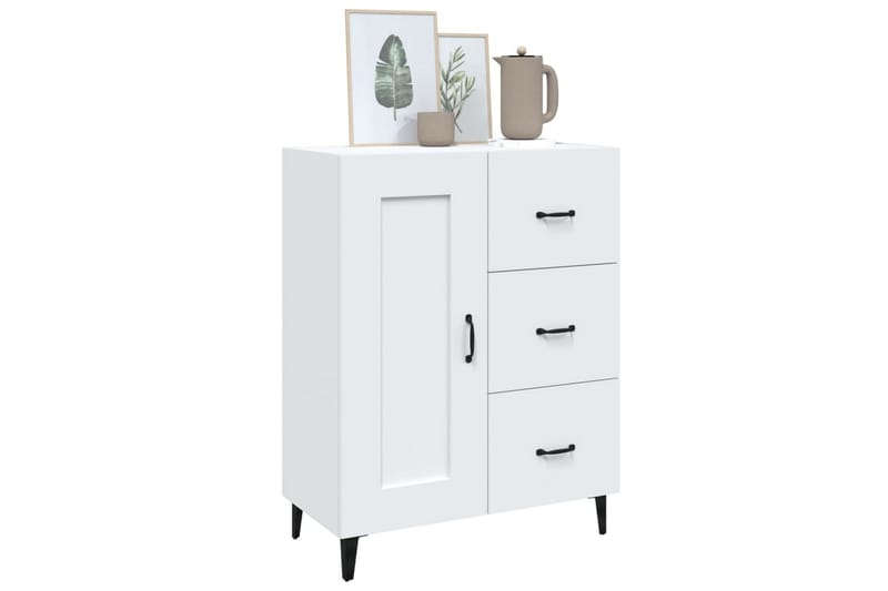 beBasic Skåp vit 69,5x34x90 cm konstruerat trä - White - Förvaring - Förvaringsmöbler - Sideboard & skänk