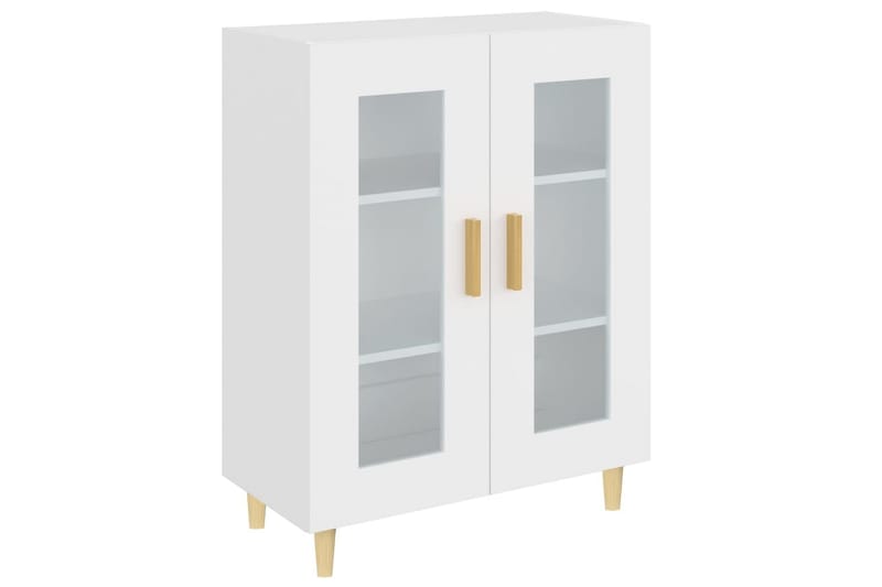 beBasic Skåp vit 69,5x34x90 cm konstruerat trä - White - Sideboard & skänk