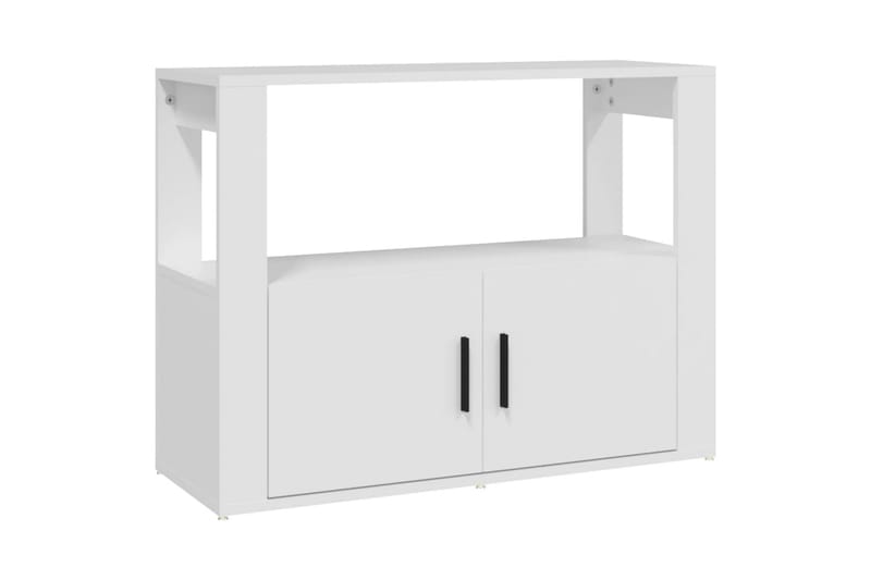 beBasic Skåp vit 80x30x60 cm konstruerat trä - White - Sideboard & skänk