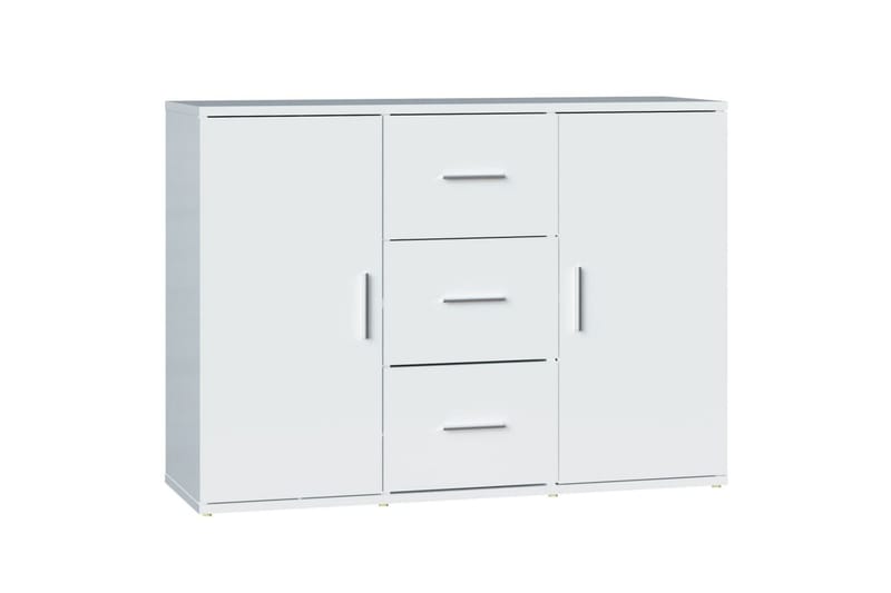 beBasic Skåp vit högglans 91x29,5x65 cm konstruerat trä - White - Sideboard & skänk