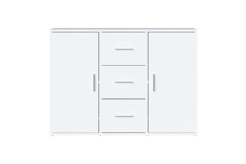 beBasic Skåp vit högglans 91x29,5x65 cm konstruerat trä - White - Sideboard & skänk