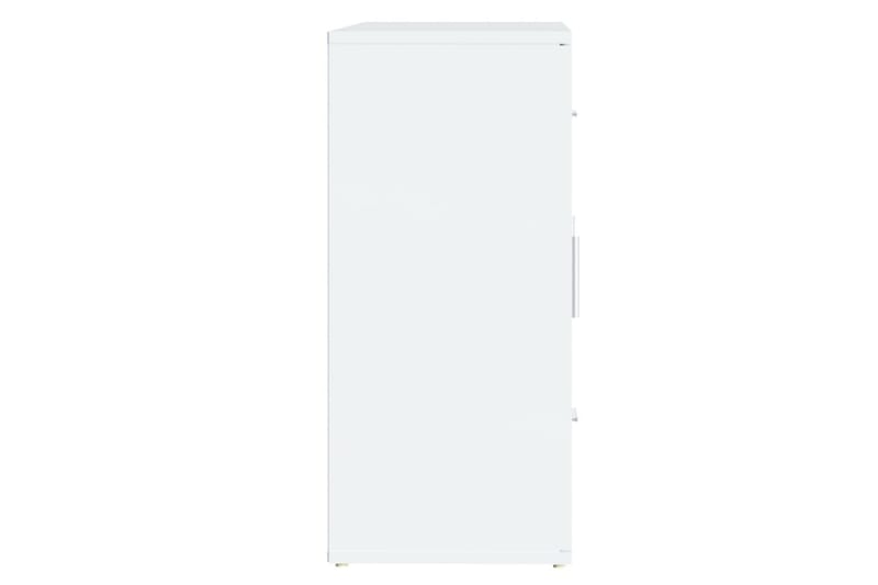 beBasic Skåp vit högglans 91x29,5x65 cm konstruerat trä - White - Förvaring - Förvaringsmöbler - Sideboard & skänk
