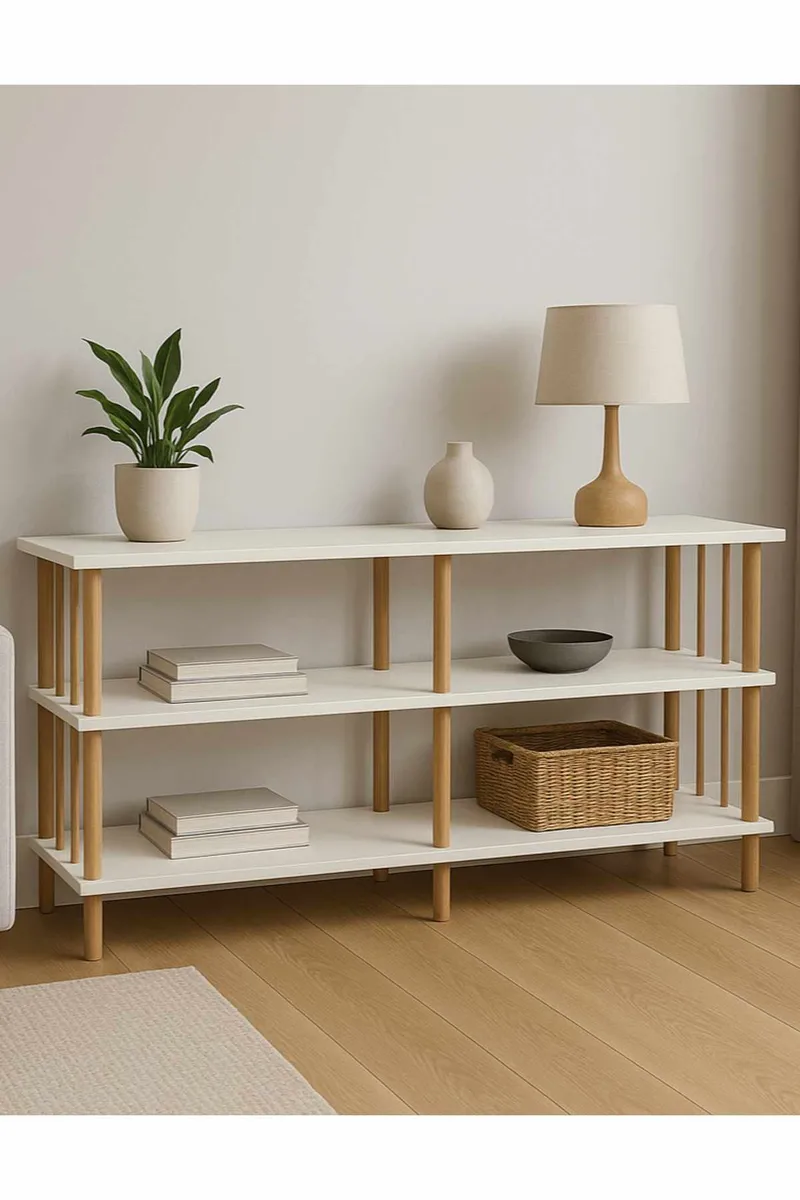 Belvo Sideboard 120x73x30 cm - Vit - Förvaring - Förvaringsmöbler - Sideboard & skänk
