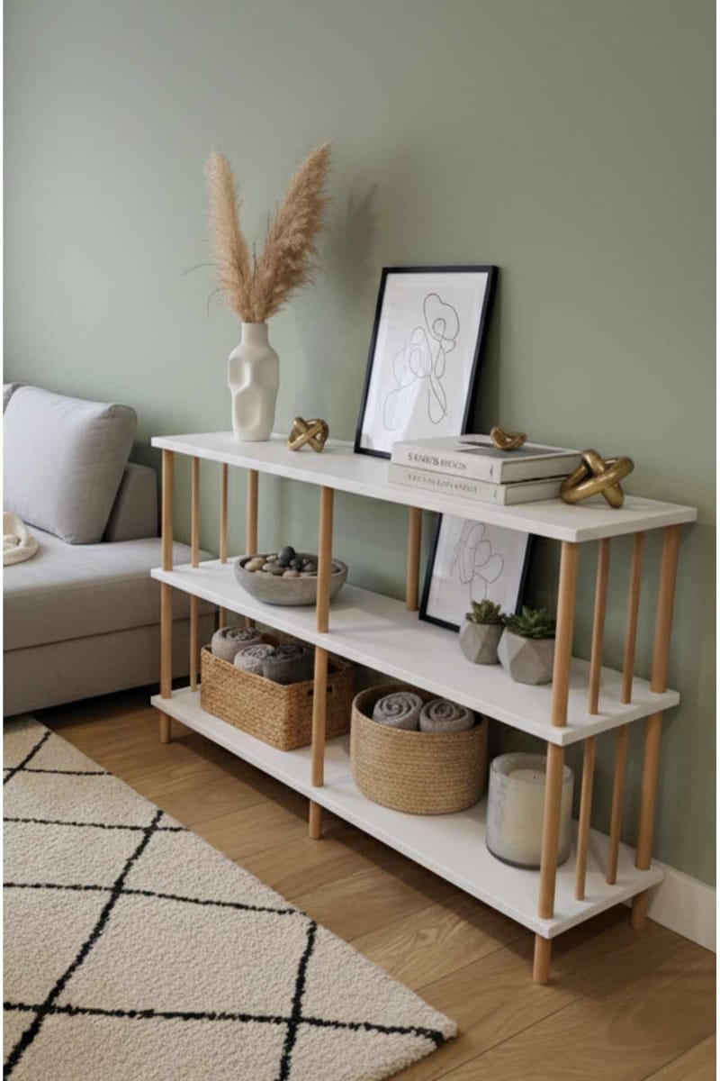 Belvo Sideboard 120x73x30 cm - Vit - Förvaring - Förvaringsmöbler - Sideboard & skänk