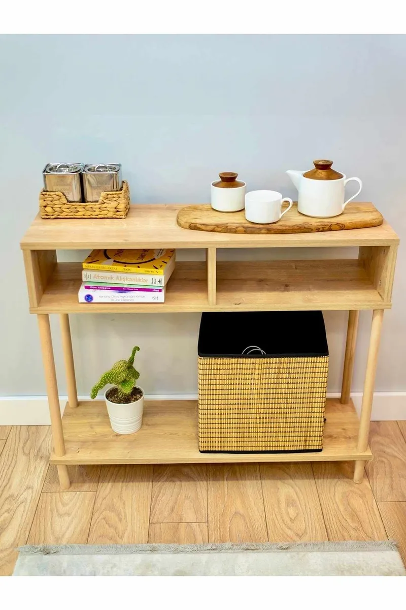 Belvo Sideboard 90x75x30 cm - Sapphire Oak - Förvaring - Förvaringsmöbler - Sideboard & skänk