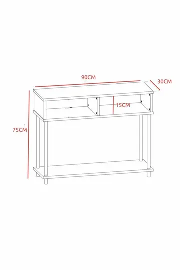Belvo Sideboard 90x75x30 cm - Sapphire Oak - Förvaring - Förvaringsmöbler - Sideboard & skänk