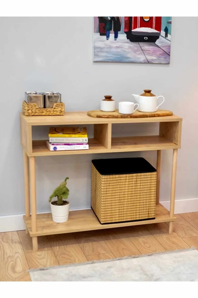 Belvo Sideboard 90x75x30 cm - Sapphire Oak - Förvaring - Förvaringsmöbler - Sideboard & skänk
