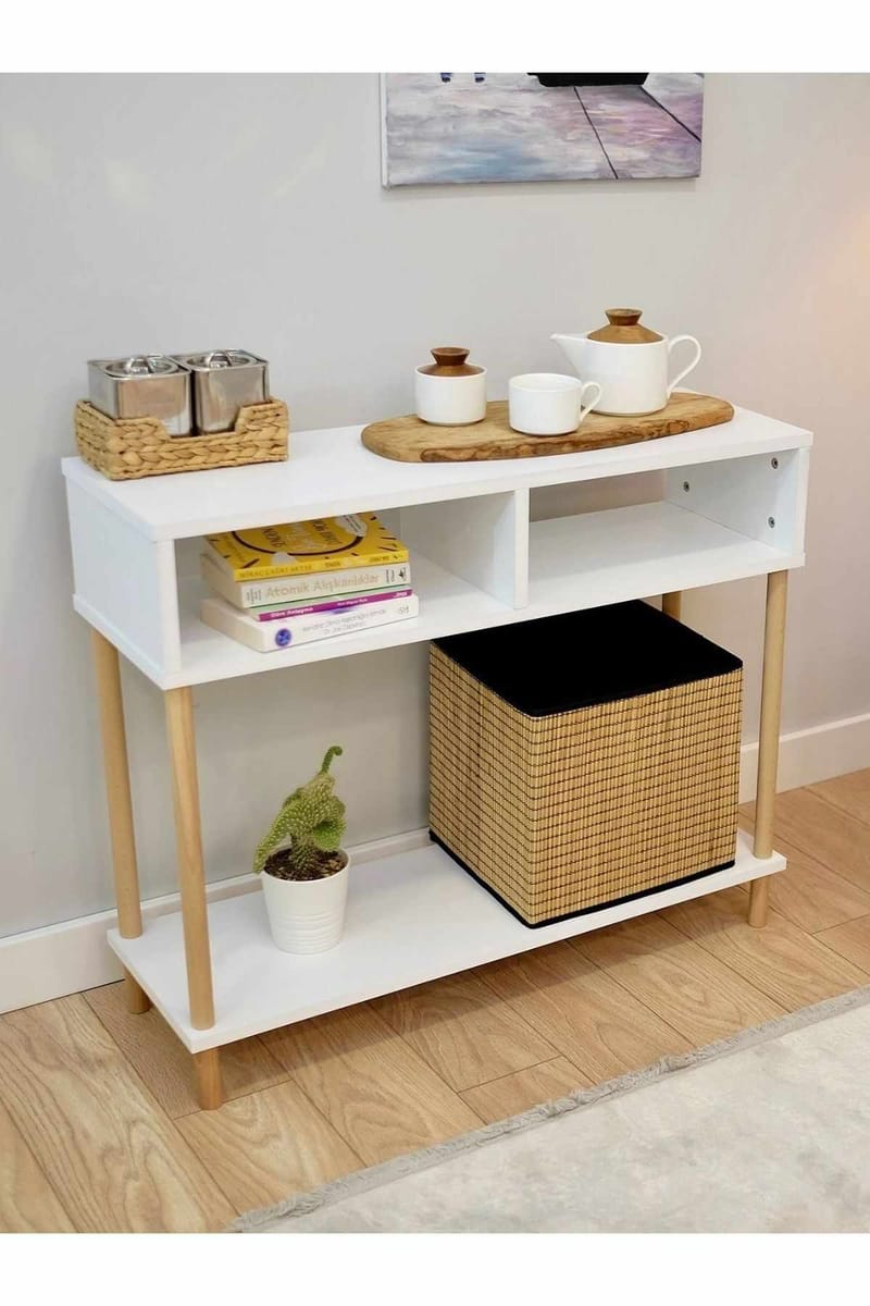 Belvo Sideboard 90x75x30 cm - Vit - Förvaring - Förvaringsmöbler - Sideboard & skänk