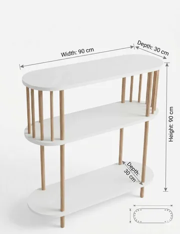 Belvo Sideboard 90x90x30 cm - Vit - Förvaring - Förvaringsmöbler - Sideboard & skänk