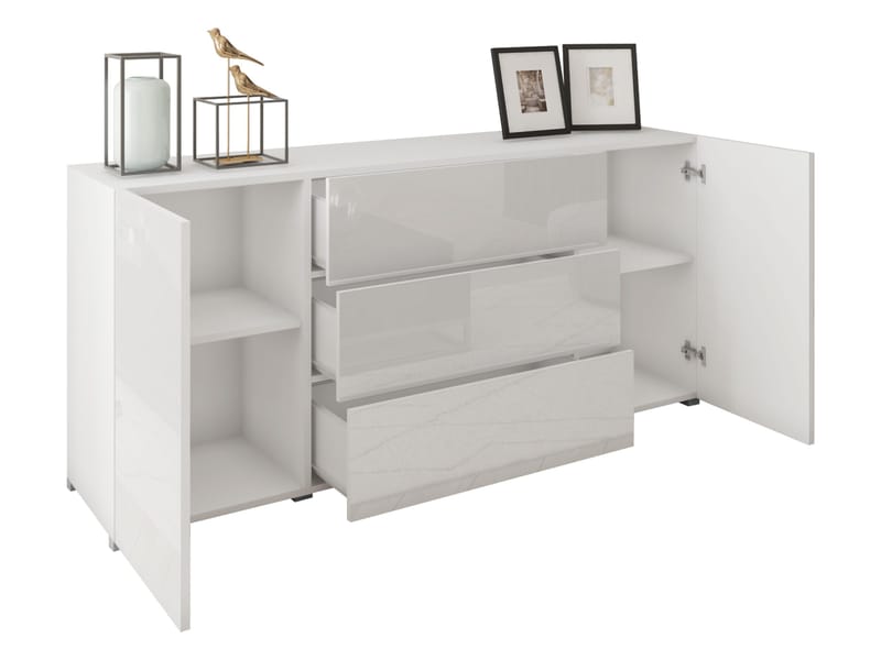 Bergfelde Skänk i Trä - Vit - Förvaring - Förvaringsmöbler - Sideboard & skänk