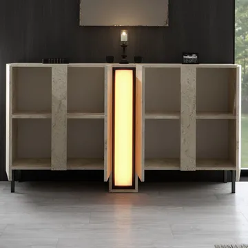 Berriaren Konsolbord 155 cm - Travertin - Förvaring - Förvaringsmöbler - Sideboard & skänk