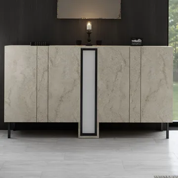 Berriaren Konsolbord 155 cm - Travertin - Förvaring - Förvaringsmöbler - Sideboard & skänk