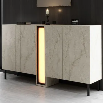 Berriaren Konsolbord 155 cm - Travertin - Förvaring - Förvaringsmöbler - Sideboard & skänk