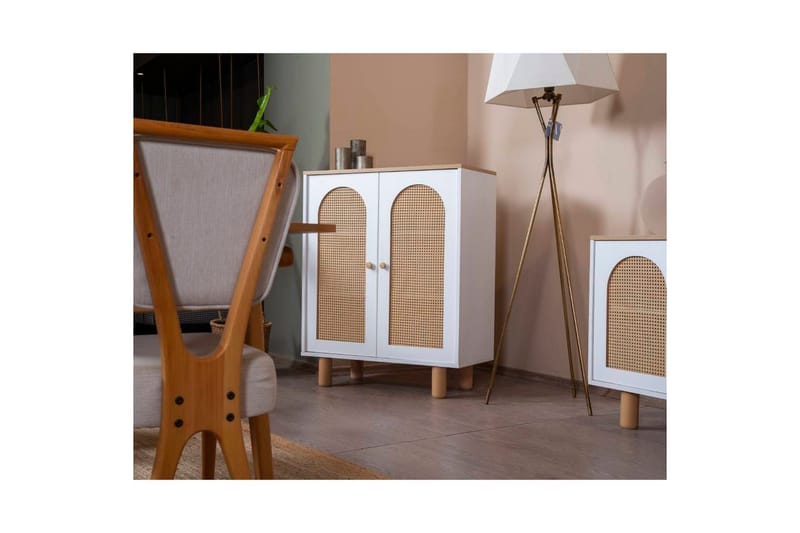 Bohem Skänk 90x41 cm - Natur/Vit - Förvaring - Förvaringsmöbler - Sideboard & skänk