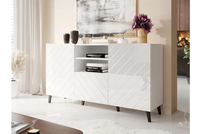 Abeto Byrå 150 cm - Vit - Förvaring - Förvaringsmöbler - Byrå