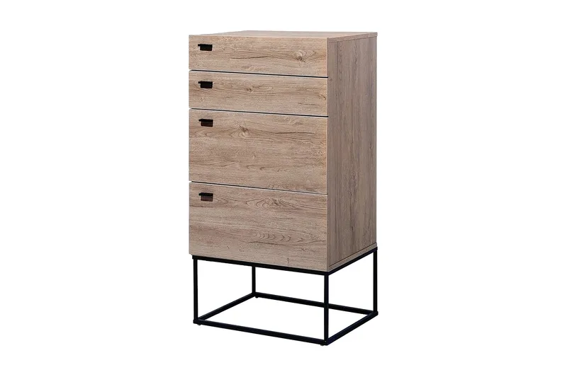 Acra Byrå 41|55 cm, Trä/Natur