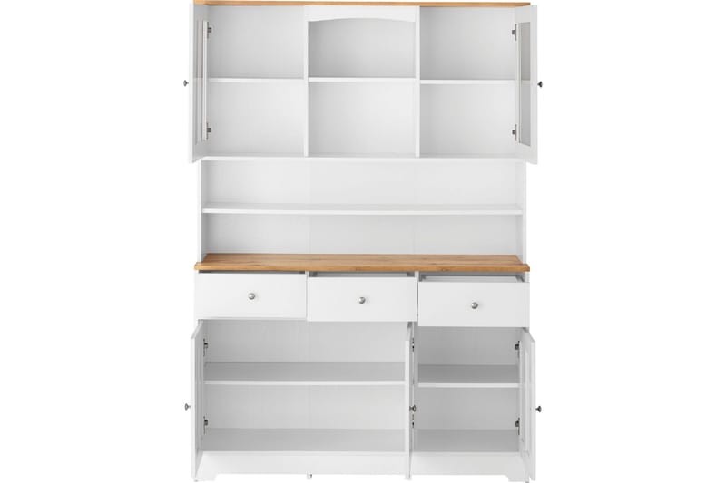 Adelynn Byrå m. Överskåp - Vit - Förvaring - Förvaringsmöbler - Byrå