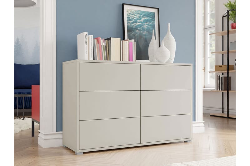 Agawal Byrå 120 cm - Beige - Förvaring - Förvaringsmöbler - Byrå