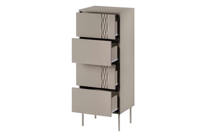 Akiko Byrå 50 cm - Beige - Förvaring - Förvaringsmöbler - Byrå - Hallbyrå