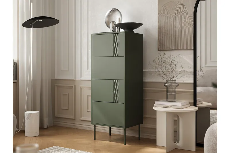 Akiko Byrå 50 cm - Grön - Förvaring - Förvaringsmöbler - Byrå - Hallbyrå
