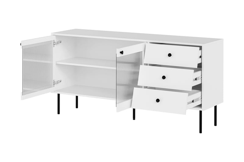 Akilesh Byrå 150 cm - Vit - Förvaring - Förvaringsmöbler - Byrå