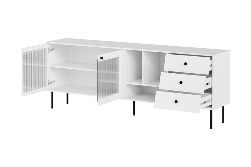 Akilesh Byrå 200 cm - Svart - Förvaring - Förvaringsmöbler - Byrå