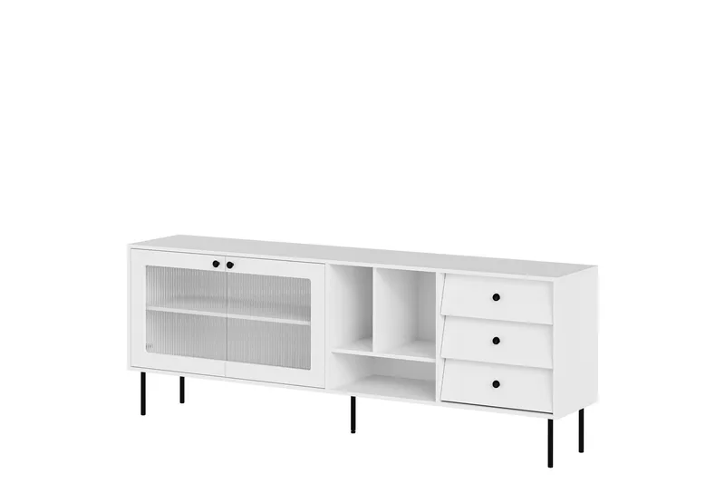 Akilesh Byrå 200 cm - Vit - Förvaring - Förvaringsmöbler - Byrå