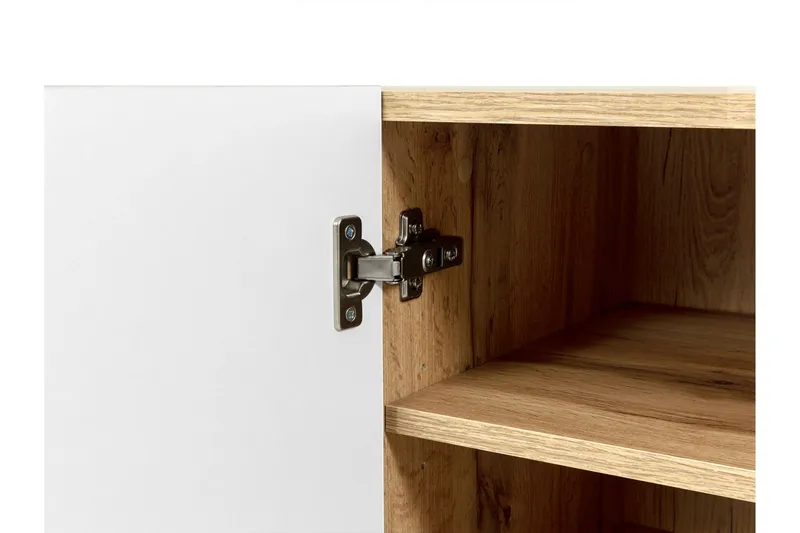 Akimasa Byrå 181 cm - Natur - Inredning - Kaminer - Kamin utan skorsten - Elkaminer