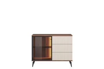Akinari Byrå 103 cm - Brun/Beige - Förvaring - Förvaringsmöbler - Byrå