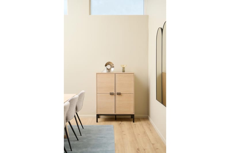 Amana Byrå 91 cm - Vit - Förvaring - Förvaringsmöbler - Byrå - Hallbyrå