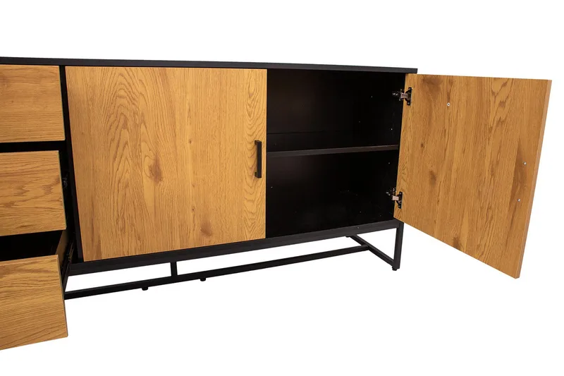 Amsterdam Byrå Ek/Svart - Förvaring - Förvaringsmöbler - Byrå